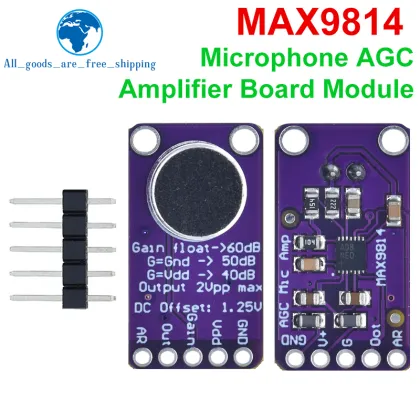MAX9814 Microphone AGC Amplifier Board Module for Arduino