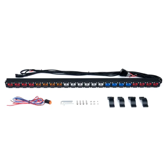30" Offroad Rear Chase LED Strobe Light Bar with Brake, Turn Signal, Reverse Light for CAN AM Maverick X3, Polaris RZR 1000