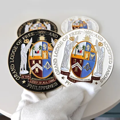 Custom Masonic Lodge Emblems: 3 Inch Grand Lodge of F & AM Lord Emblem for Mason Car Decals in Philippines