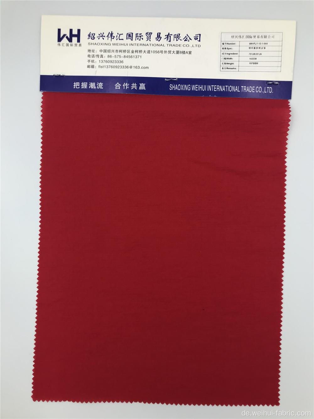 Gewebter Stoff 107GSM Rayon / Nylon Plain Fabrics