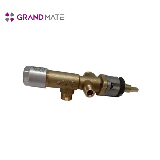 Medium pressure double nozzle aluminum gas stove valve