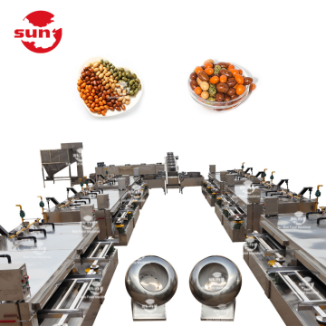 Automatic Melliferous Groundnut Chocolate Coating Production Line