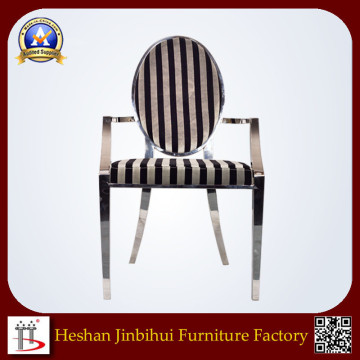 wholesale stackable Stainless steel restaurant armchair