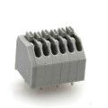 Free shipping 50pcs/lot FS250-2.5 grey spring terminal block dg250 GSL002A/B 2.5MM pitch copper screwless terminals