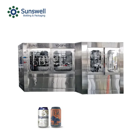 Aluminum can beer seamer machine automatic filling line