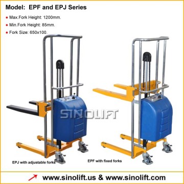 EPF and EPJ Series Semi-electric Mini stacker