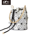 Ladies fashion geometric waterproof chain handbag