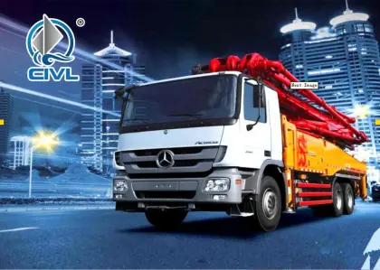 52M SANY Truck mounted concrete boom pump truck