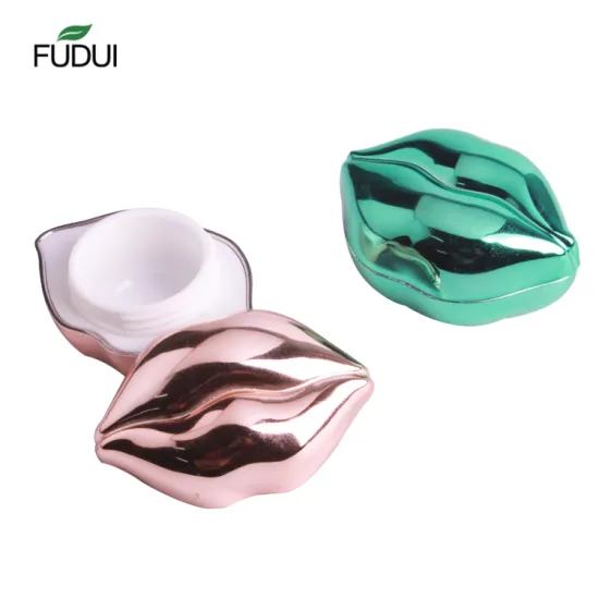 Empty Plastic Lip Shape Lip Balm Tube