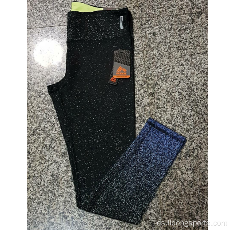 Leggings de gimnasio de malla de damas al por mayor