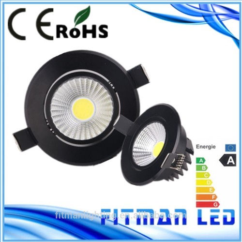 high quality aluminum 3w black good price led downlight malaysia