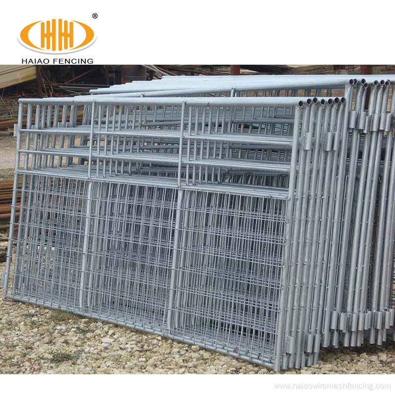 temporary steel structure corral panel horse fence