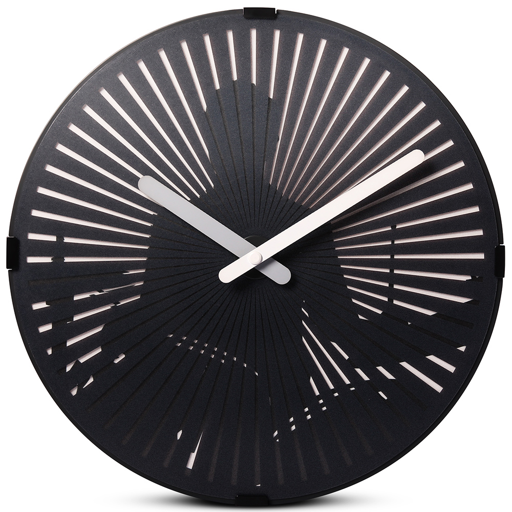 Motion Wall Clock- Beating the Drum Set