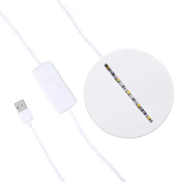 3D LED Lamp Bases for Acrylic Black 3D LED Night Light