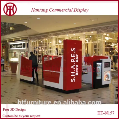 outstanding Beauty Salon Eyebrow Kiosk design