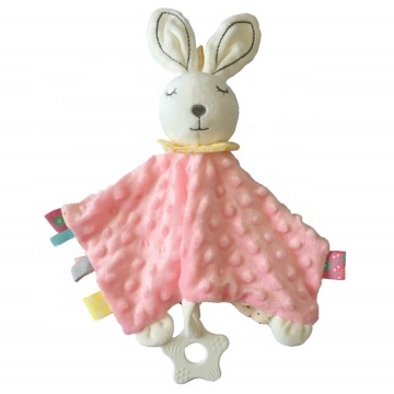Penjualan panas boneka binatang mewah cinta selimut keamanan kit: rekan snuggle yang sempurna