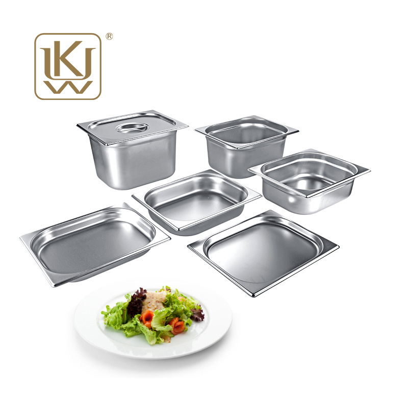 Stainless steel deep gastronorm trays gn pan