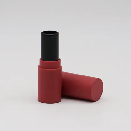 Plum Plastic Lipstick Tube Lib Balm Container 3.5g