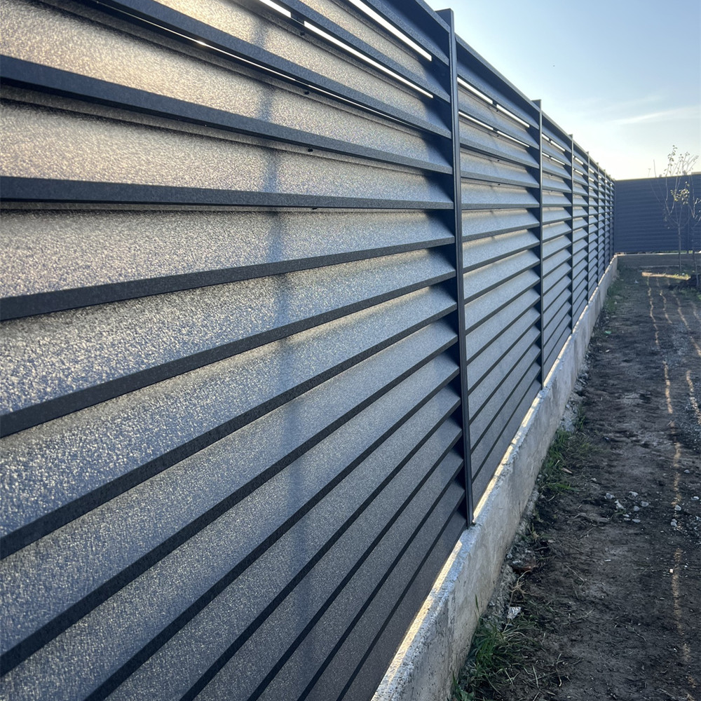 color coated metal fence sheets