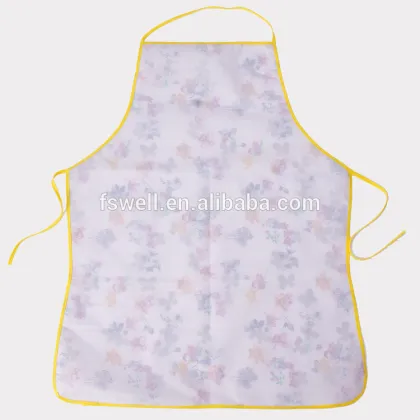 PVC with non-woven Apron/ easy clean & waterproof home kitchen apron