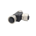 M12 5 pin T connector Male to Female