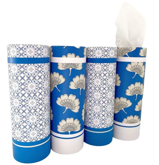 Refillable And Cylinder Car Tissue Paper Box Holder
