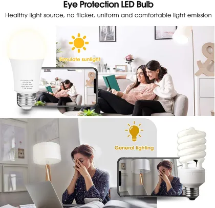 9W 12W CRI 98 A60 LED Bulb - Full Spectrum Therapy Light