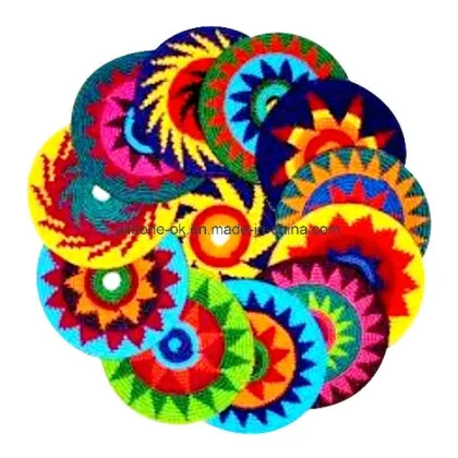 Hand Crochet Knitted Frisbee, Indoor Flying Disc, Crochet Flying Frisbee