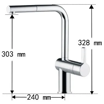 Brass peerless kitchen faucet