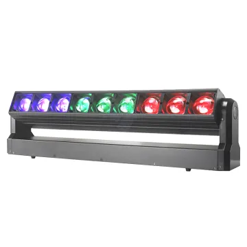 9x60W Zoom Wash Beam Nightclub Pixel Bar RGBW 4in1 LED Moving Head DJ Light DMX Stage Lighting