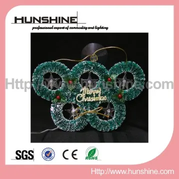 USB Mini colorful Olympic Christmas circle lighting decoration