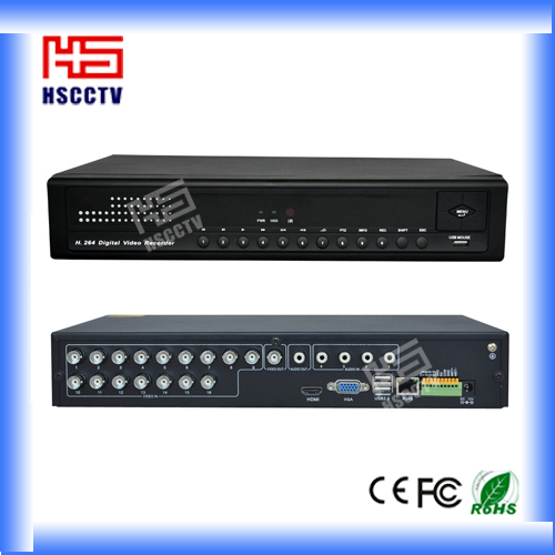 H. 264 HDMI Port 16CH CCTV DVR
