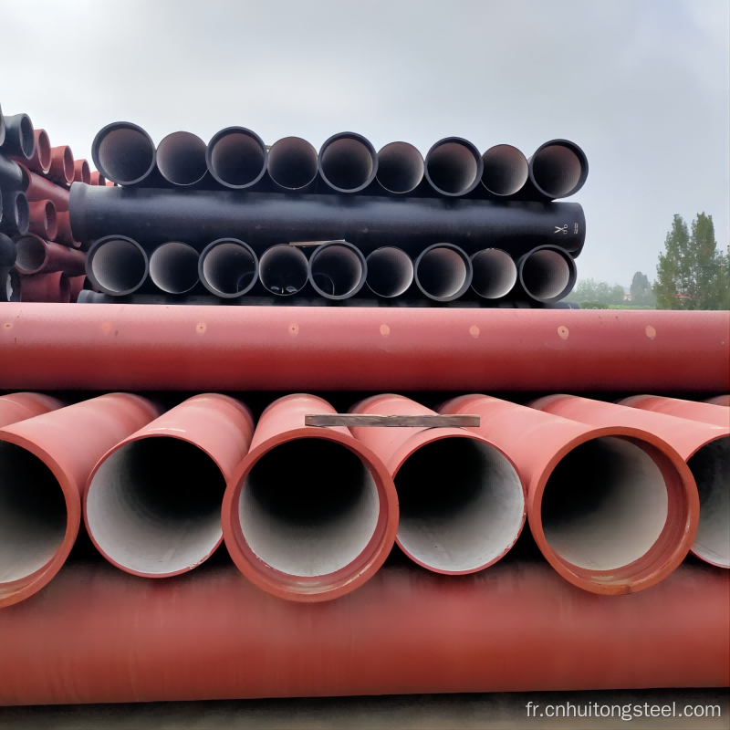 ISO2531 / EN545 / EN598 Pipe de fer ductile K10 C25 C30 C40