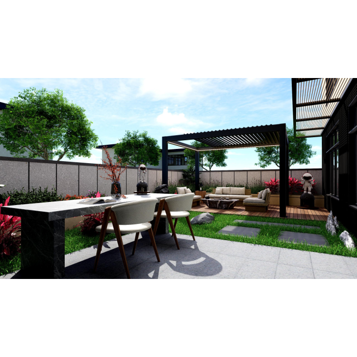 Şiddetli Rüzgarlar için 180 Serisi Alüminyum Pergola