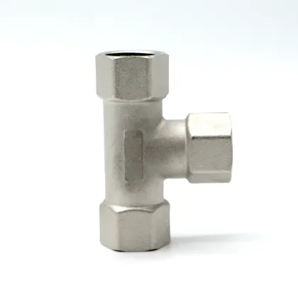 Hose Fittings Pipe Connectors Brass gas Tee  Connector Tee