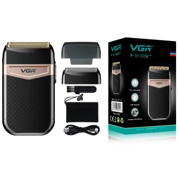 Rechargeable Twin Blade Electric Foil Shaver for Men