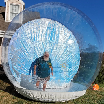 Commercial Grade Clear PVC Tarpaulin 3.6m Diameter Inflatable Snow Globe Tent