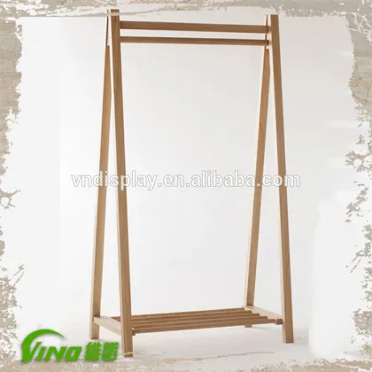 Wood Clothes Storage Cabinet, Coat Rack, Wood Furniture Clothes Cabinet