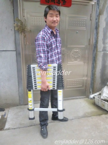 EN131 Aluminum telescopic ladder/magic ladder/step ladder,020S(3.8m) 3.8m