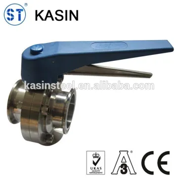 Sanitary SS304 butterfly valve