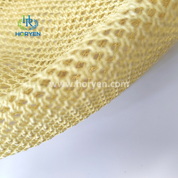 Sale high strength 250gsm yellow aramid mesh fabric