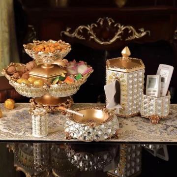 Golden Crystal Luxury Dinnerware Set
