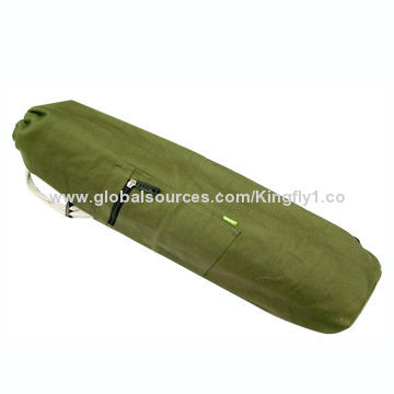 High quality sports and fitness fashion shoulder cotton canvas Yoga mat bagsNew