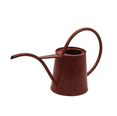 Gooseneck nozzle decorated with copper-colored watering can