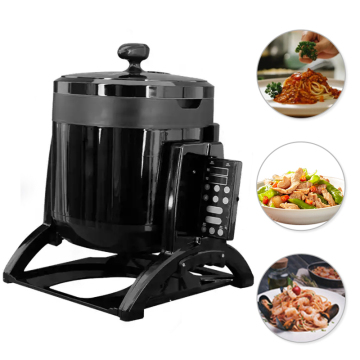 9L Commercial Electric Stir Fry Wok - 3600W Smart Cooking Robot for Automatic Fried Rice