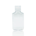 زجاجة بيضاوية بلاستيكية شفافة بحجم 2 أوقية 60 مل
