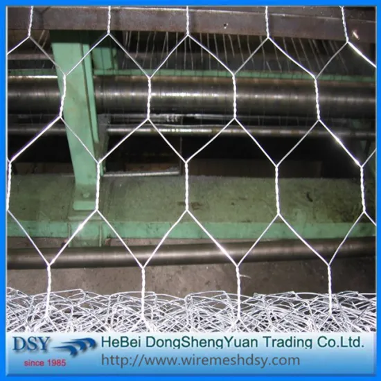Hexagonal woven Wire Mesh Galvanized Gabion Box