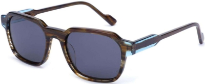 C4 Acetate Spectacle Frame    Brown Stripes