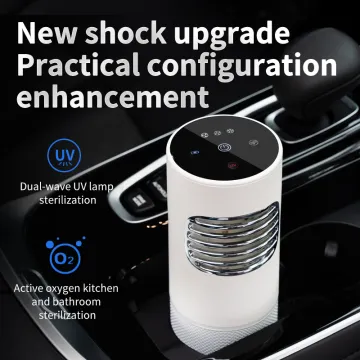 Black Smart Mini Portable Car Air Purifier