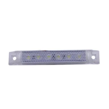 12V/24V Amber LED Marker Clearance Light for Trucks, RVs, Boats, and Buses
